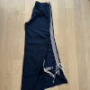 Navy Track Pants with Side Stripes - Image 2