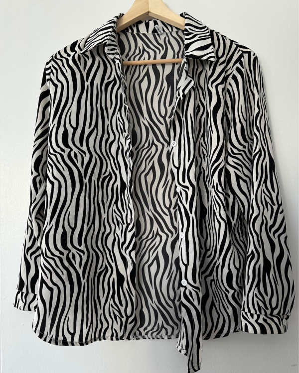 Black & White Zebra Shirt - Image 3