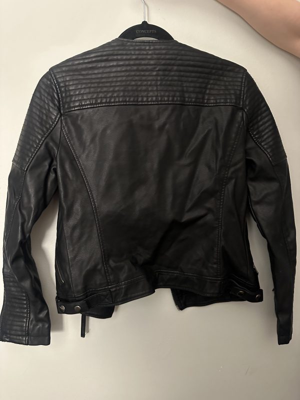 Black Leather Jacket - Image 2