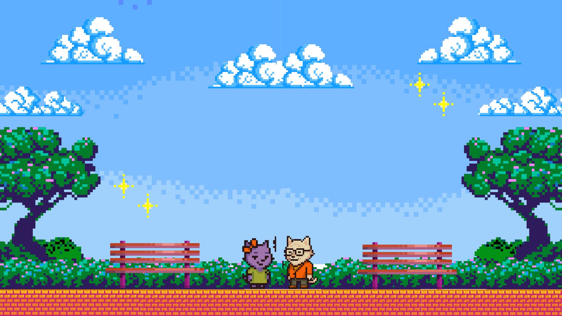 Blue Colorful 8Bit Game Presentation